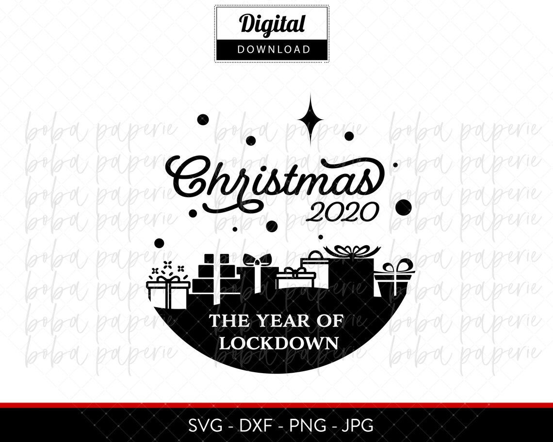 Christmas 2020 SVG The year of lockdown svg Christmas Etsy