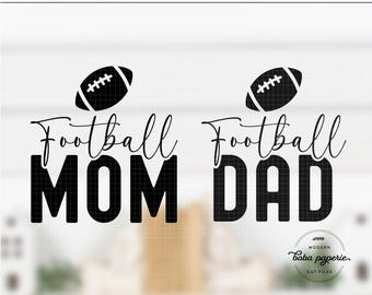Football Mom Football dad  Svg football mama svg, mom svg, football png for sublimation football season fall shirt football mom era