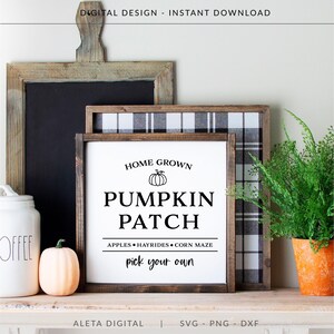 Parche de calabaza SVG, SVG de otoño, SVG de decoración de otoño, SVG de letrero de madera, SVG de otoño, SVG rústico, SVG de granja rústica, SVG de granja moderna, SVG de calabaza