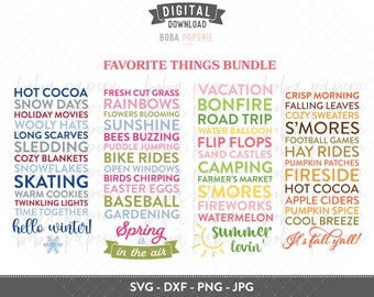 Saison SVG Bundle, Summer Sign SVG, Winter Sign svg, Fall Sign svg, Spring sign svg, Seasons SVG Bundle