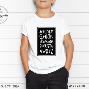 Alphabet Elemeno SVG, alphabet svg, classroom decor, kids shirt, kindergarten shirt, 1st grade Teacher, 1st Grade shirt, back to school image 6