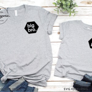 Big Bro Little Bro SVG, brothers svg, sibling shirt svg, Big Brother shirt, Little Brother shirt, matching shirt, Sibling SVG, family shirt