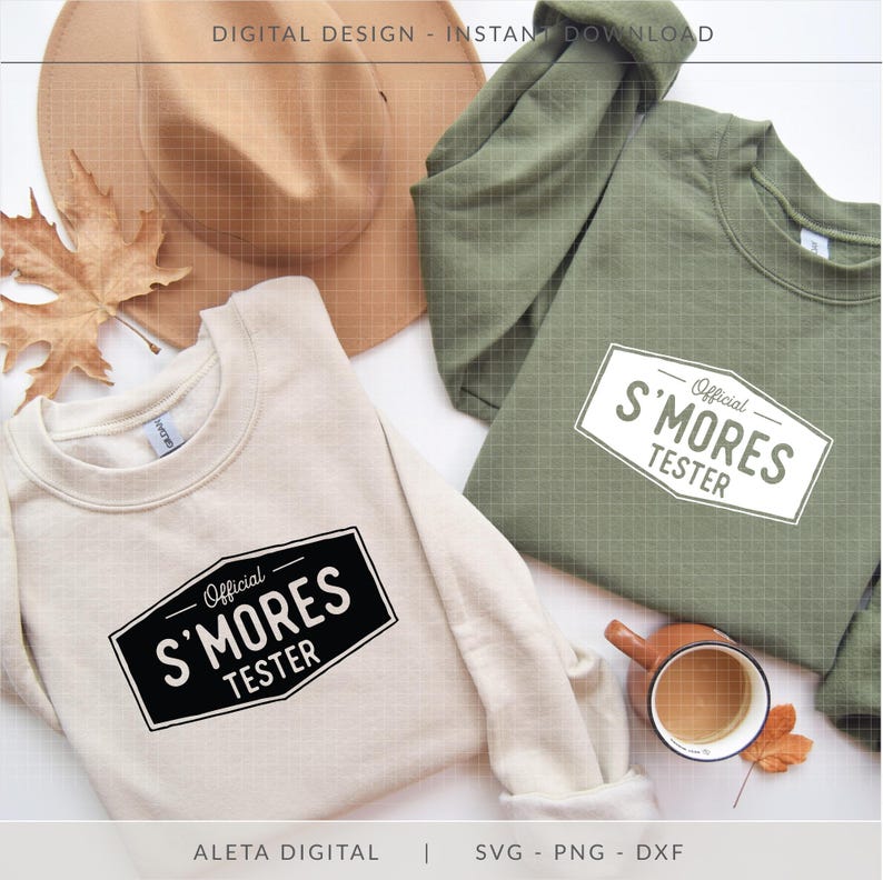 Official S'mores Tester SVG, Summer Camp SVG, funny camp shirt, smores svg, summer shirt svg, funny summer shirt, kids camp, camp life svg image 5