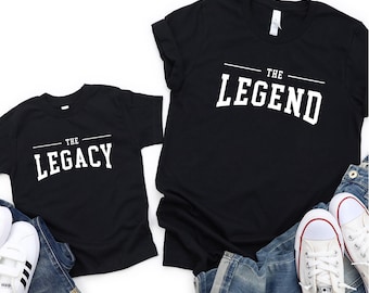 Legend Legacy svg, Daddy and Me SVG, Father's Day SVG, Dad and Me SVG, Dad and Me Matching Shirts, best sellers