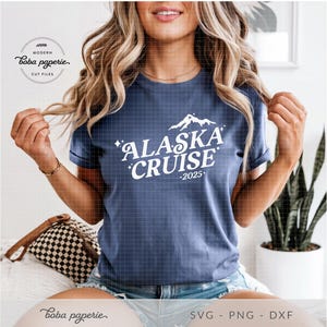 Alaska Cruise 2025 SVG, Cruising Together Alaska SVG, Alaska Cruise Gift, Alaska Family Trip Shirt, Summer Vacation, Files Cricut, Svg, PNG