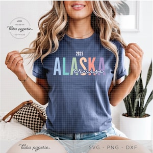 Alaska Cruise 2025 SVG, Cruising Together Alaska SVG, Alaska Cruise Gift, Alaska Family Trip Shirt, Summer Vacation, Files Cricut, Svg, PNG
