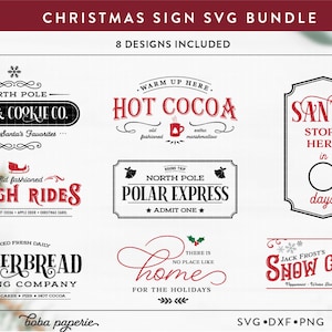 Lot de svg de Noël, svg de Noël, signe de Noël svg, Noël de la ferme, Noël signe svg en bois, svg de décoration de Noël, fabrication de panneaux