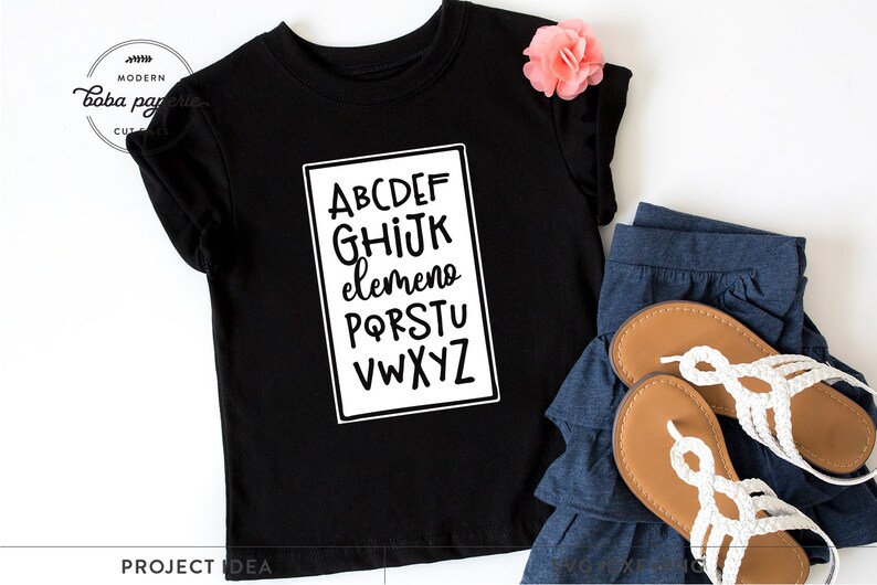 Alphabet Elemeno SVG, alphabet svg, classroom decor, kids shirt, kindergarten shirt, 1st grade Teacher, 1st Grade shirt, back to school image 5