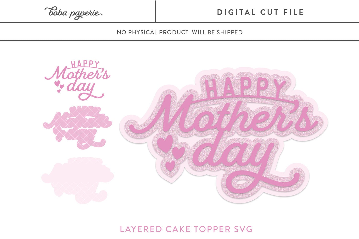 Free Free 134 Happy Mothers Day Cake Topper Svg SVG PNG EPS DXF File