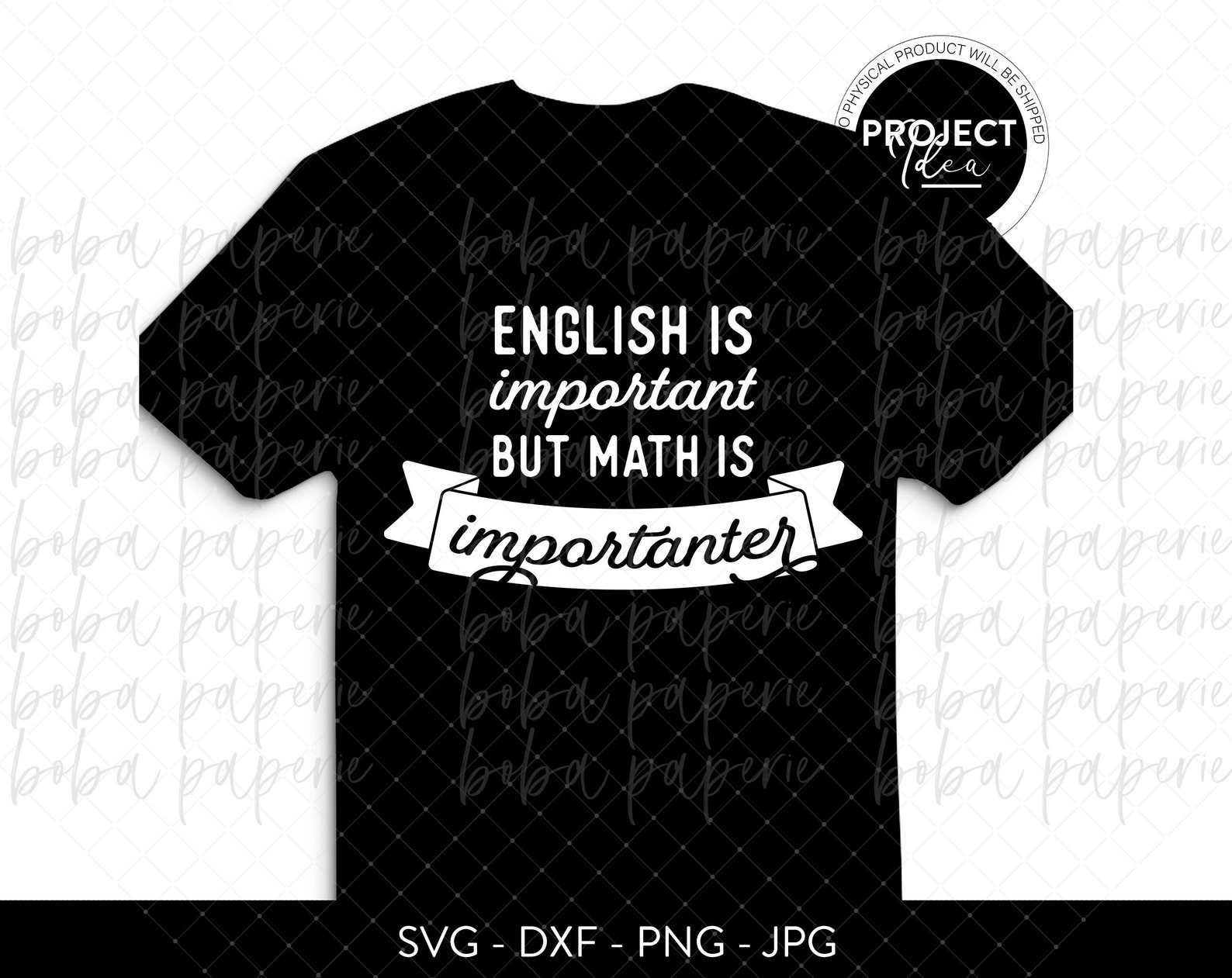 English is Important but Math is Importanter SVG Math | Etsy