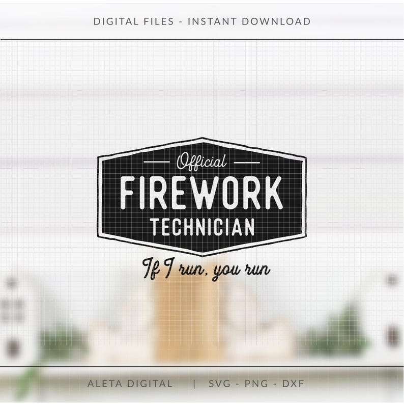 Official Firework Technician, If I Run You Run SVG, funny 4th july shirt, Independence Day cut file, 4th of July SVG, funny firework svg image 3