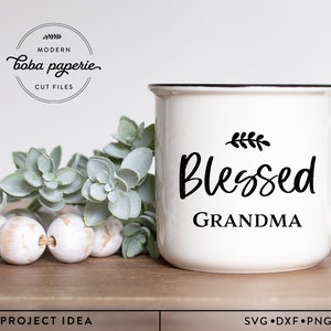 Gesegnete Great Grandma svg, gesegnete Oma svg und gesegnete Mama svg, Mamas Becher, Omas Kaffeetasse, Omas Hemd, Omas Kissen