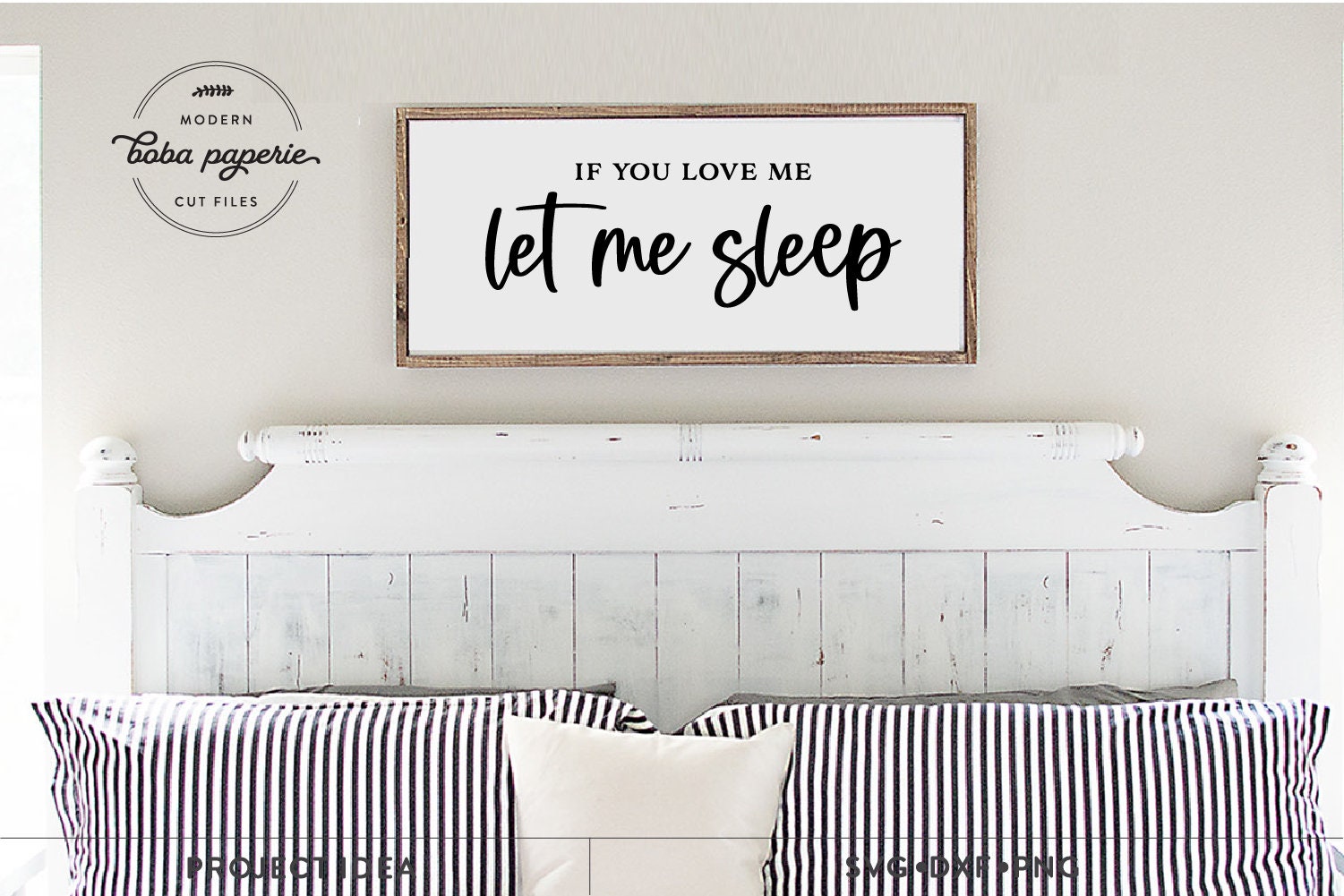 Wenn Sie mich lieben lassen mich schlafen Svg über dem Bett | Etsy