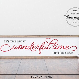 It's the Most Wonderful Time of the Year svg, kerstliedje svg, kerstteksten svg, boerderij kerst decor svg, boerderijkerst