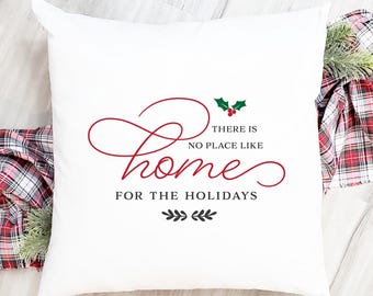 There is No Place Like Home for the Holidays SVG, Christmas svg, christmas sign, winter svg, home decor svg, christmas decor svg, home svg