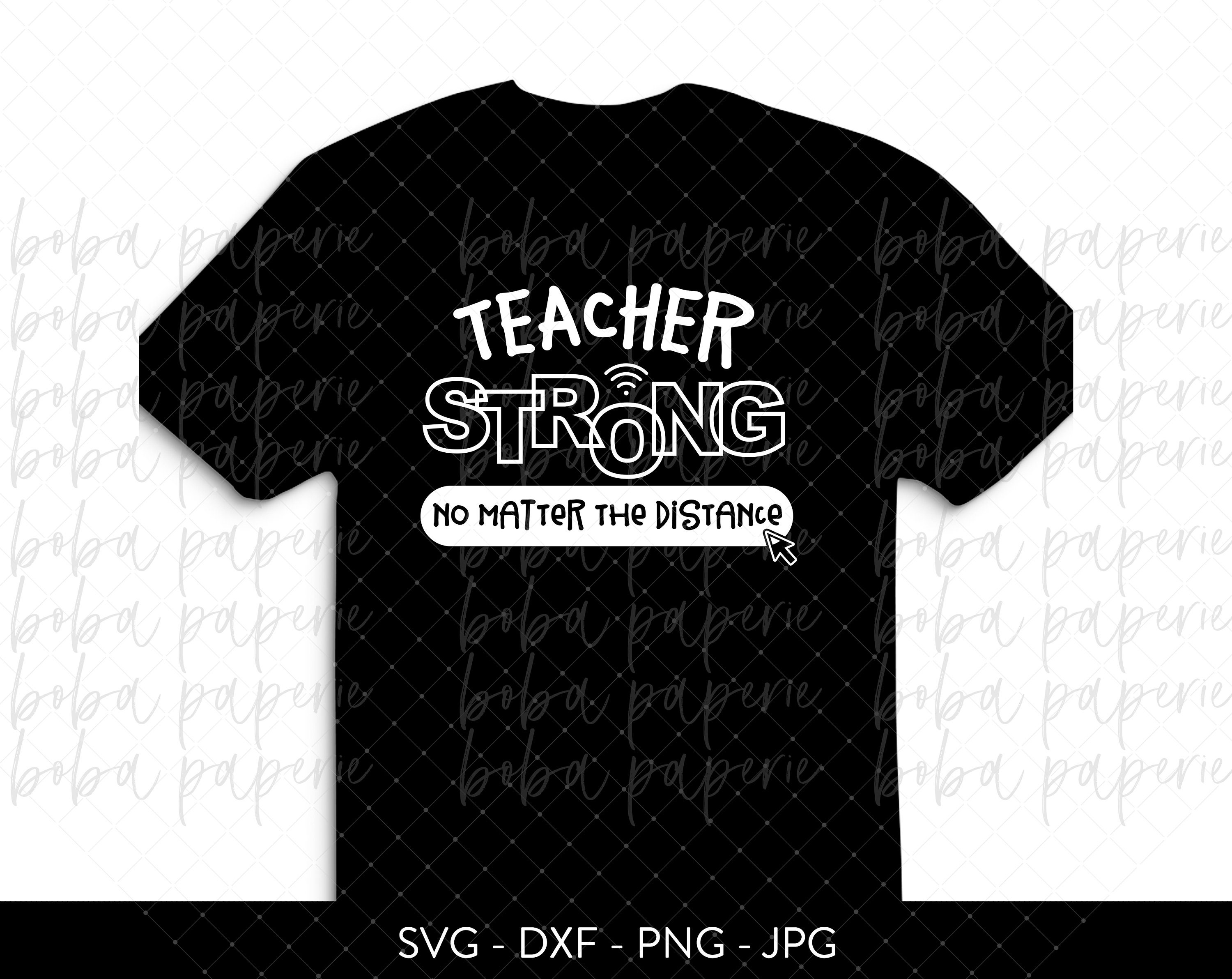 Download Teacher Strong SVG Teacher SVG for Silhouette & Cricut ...