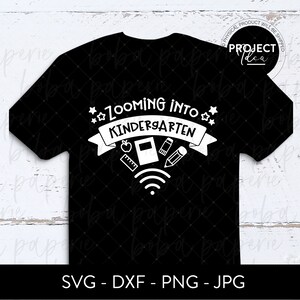 Download Zooming Into Kindergarten Svg Back To School Svg Distance Etsy