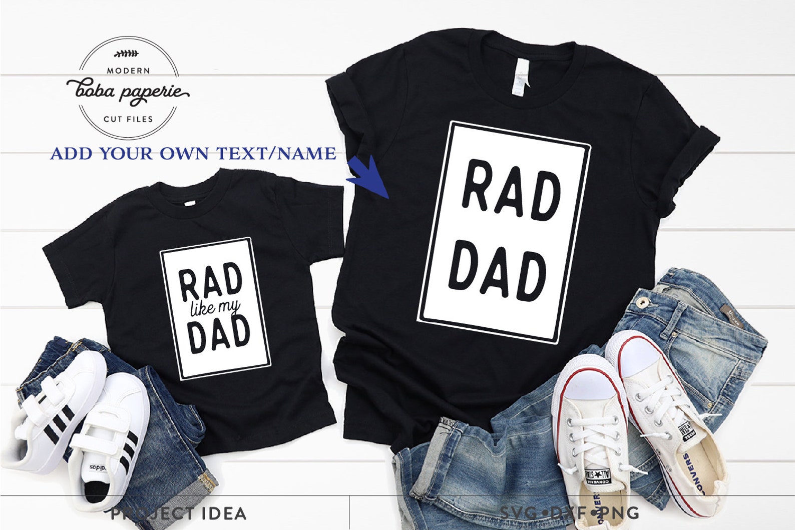 Download Rad Dad Rad Like My Dad SVG / Daddy and Me Cut File per | Etsy