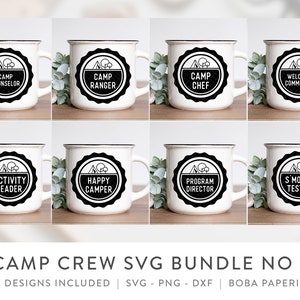 Camp Crew SVG, Summer Camp SVG, Camp Counselor SVG, Camp Chef svg, S'mores tester shirt, happy camper svg, camp ranger svg