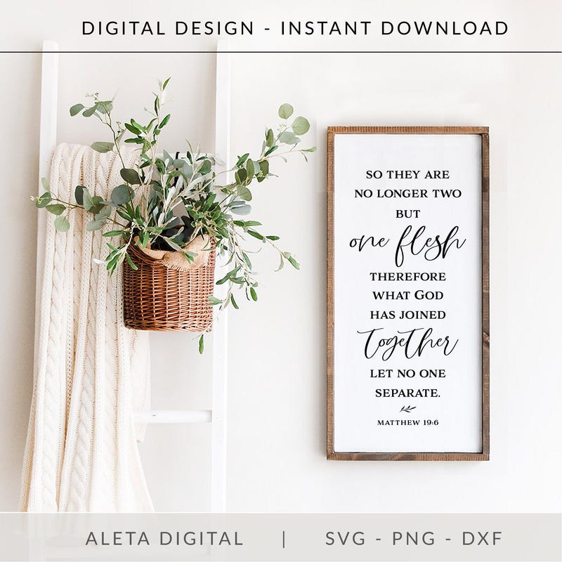 Matthew 19 6 - Etsy