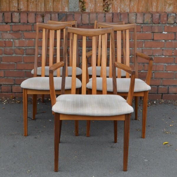 Teak Dining Chairs Etsy UK