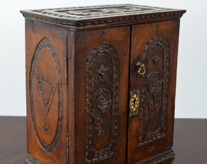 Small Antique Cupboard Etsy