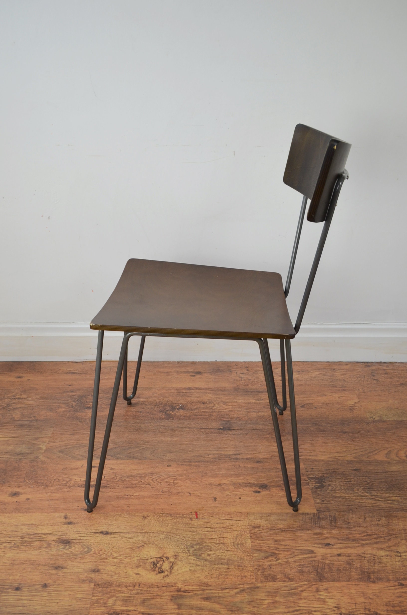 Retro Vintage Hairpin Leg Chair Etsy