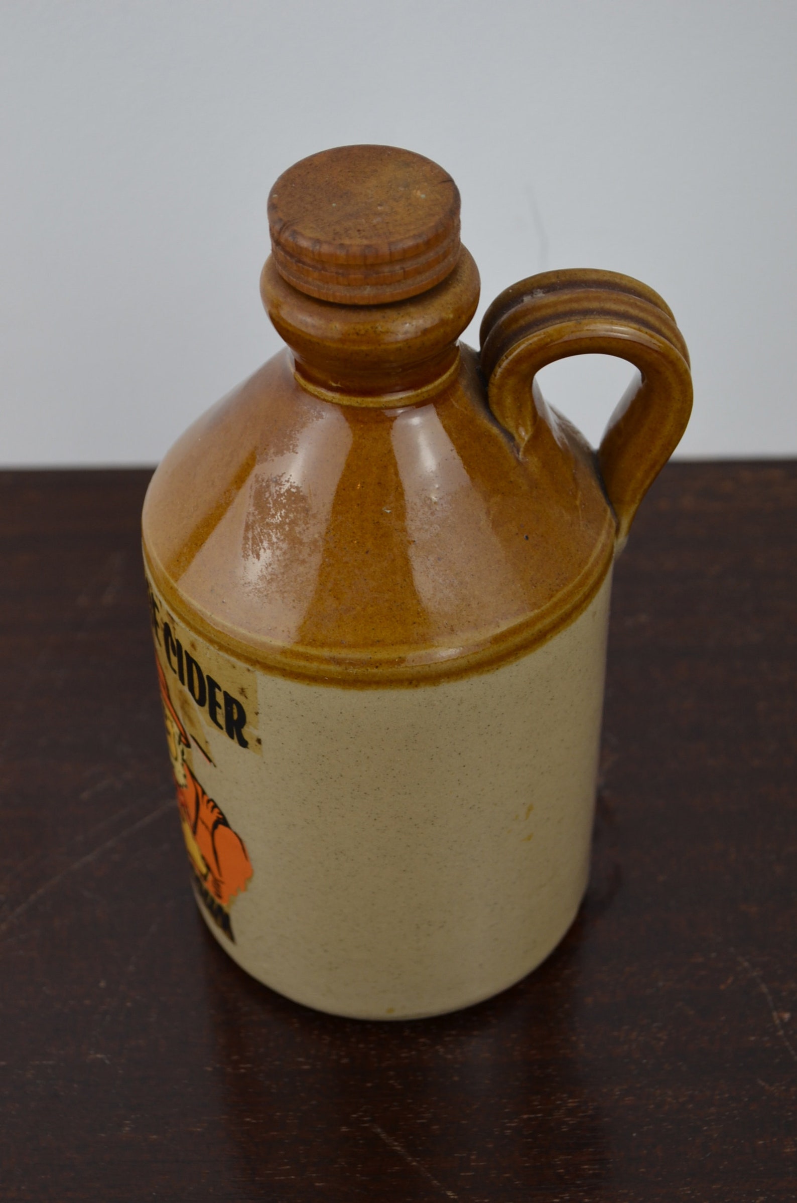 Vintage Stoneware Cider Flagon Etsy