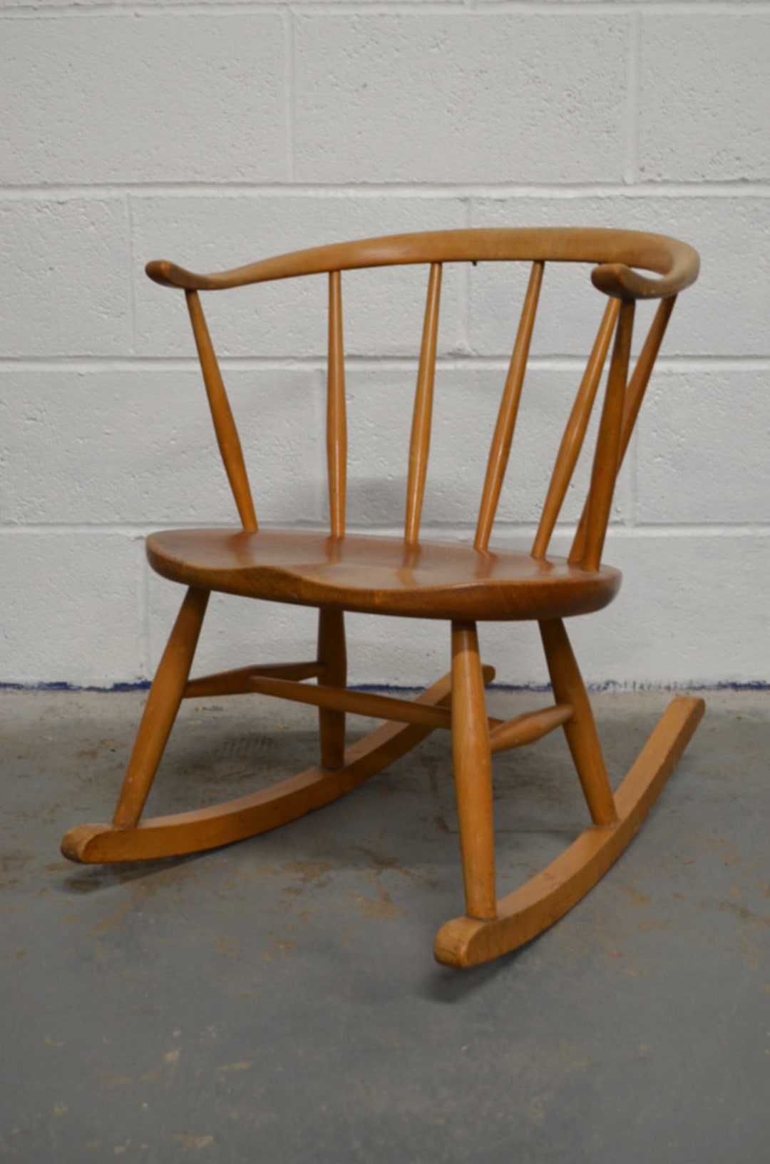 Vintage ercol rocking chair hotsell