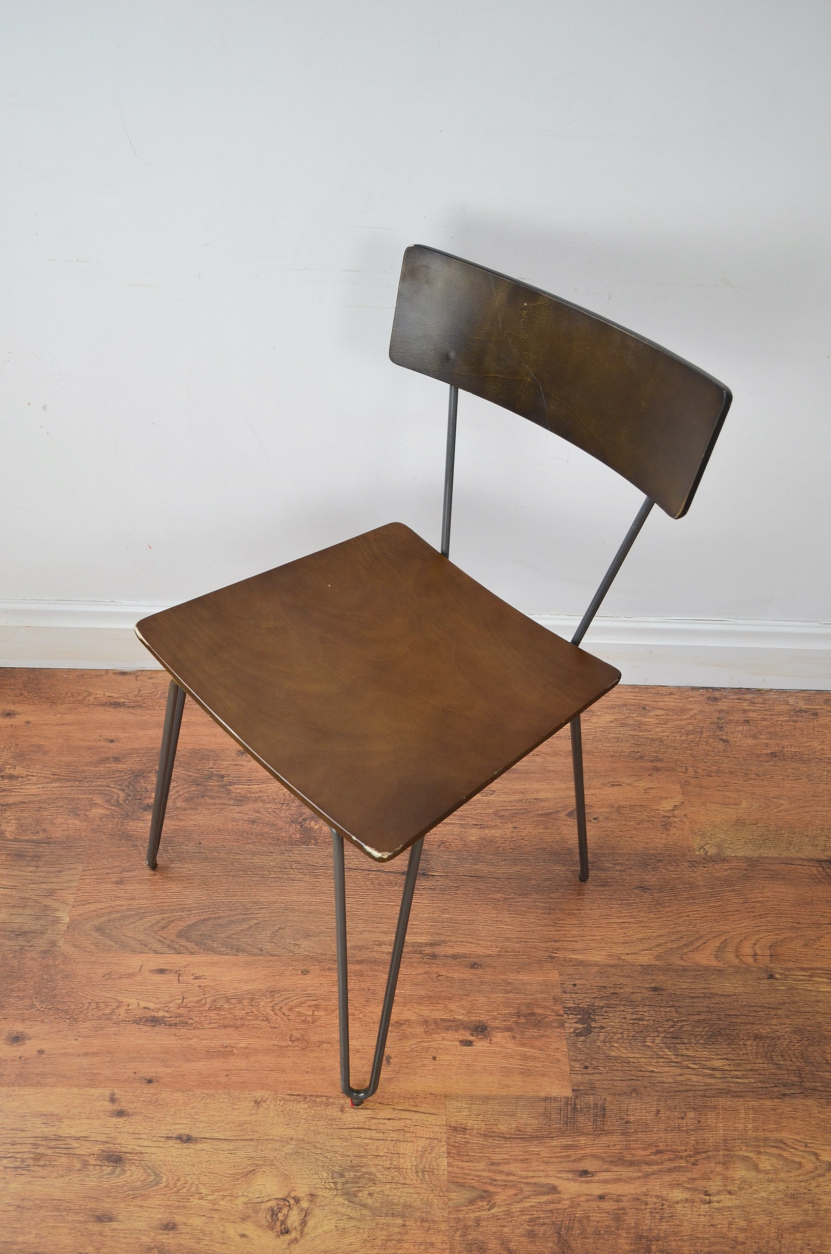 Retro Vintage Hairpin Leg Chair Etsy