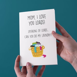 Mamá te amo carga tarjeta del día de la madre - Envío gratuito del Reino Unido