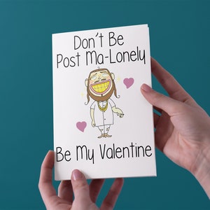 Non essere post Ma-Lonely, Post Malone San Valentino Card - Spedizione gratuita nel Regno Unito