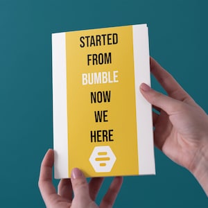 Iniziato da Bumble Now We Here - Anniversario / San Valentino - Spedizione gratuita nel Regno Unito