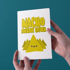 Nacho gemiddelde vader vaders dag kaart-gratis UK scheepvaart