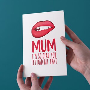 Ik ben zo blij dat je laat papa hit die Mothers Day Card-gratis UK scheepvaart