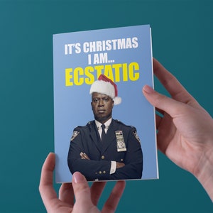 Sa carte de Noel I Am Ecstatic Christmas - Livraison gratuite au Royaume-Uni