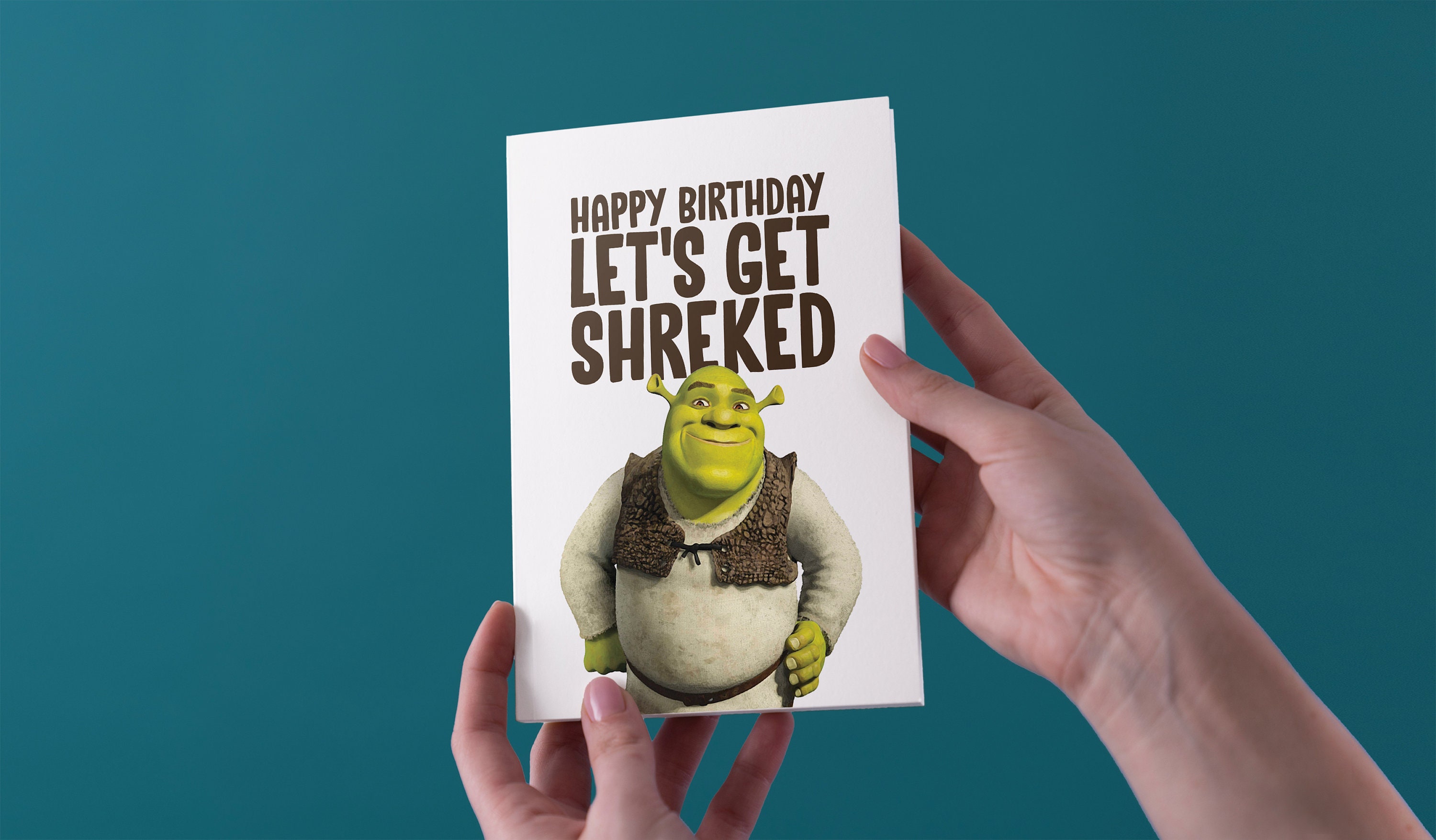 Shrek meme | Greeting Card