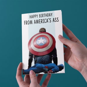 From America's Ass - Cartão de aniversário - Frete grátis para o Reino Unido