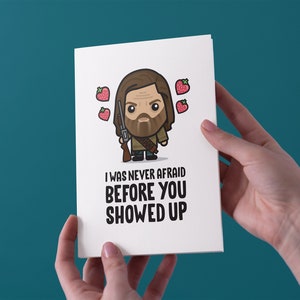 Nunca tive medo antes de você aparecer - The Last Of Us - Cartão de aniversário/dia dos namorados/aniversário - frete grátis para o Reino Unido