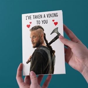 Levei um Viking para você - cartão comemorativo de dia dos namorados/aniversário/aniversário - frete grátis para o Reino Unido