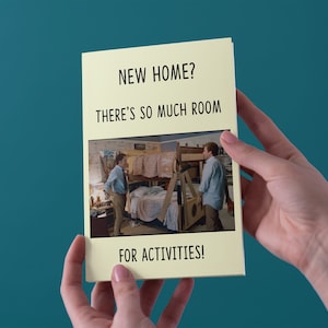 Hay tanto espacio para actividades - New House - Housewarming / New Home Card - Envío Gratis al Reino Unido