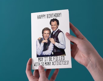 Feliz cumpleaños puede estar lleno de tantas actividades tarjeta de felicitación de cumpleaños - envío gratis del Reino Unido