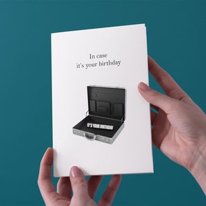 Au cas où c’est votre carte de voeux d’anniversaire d’anniversaire - Livraison gratuite au Royaume-Uni