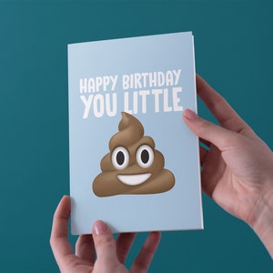 Happy Birthday You Little Shit Verjaardag Wenskaart - Gratis Verzending in het Verenigd Koninkrijk