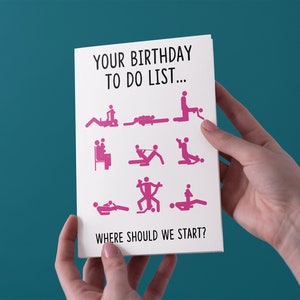 Lista Da fare - Biglietto d'auguri di compleanno - Spedizione gratuita nel Regno Unito