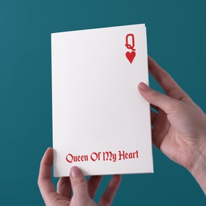 Koningin van mijn hart Valentines Card-gratis UK scheepvaart