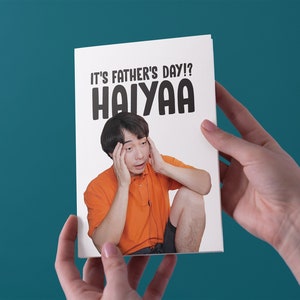 Het is Vaderdag!? Haiyaa! - Uncle Roger - Moederdag wenskaart - Gratis verzending in het Verenigd Koninkrijk