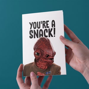 ¡Eres un aperitivo! - Tarjeta de felicitación del Aniversario/Cumpleaños/Día de San Valentín - Envío gratuito en el Reino Unido