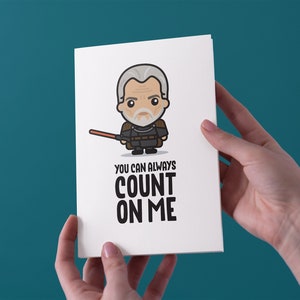 Puoi sempre contare su di me - Conte Dooku - Anniversario / Compleanno / San Valentino Biglietto d'auguri - Spedizione gratuita UK