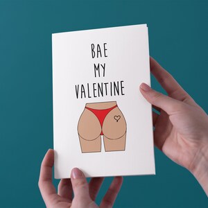 Bae My Valentine - Valentinstag-Grußkarte - kostenloser UK-Versand